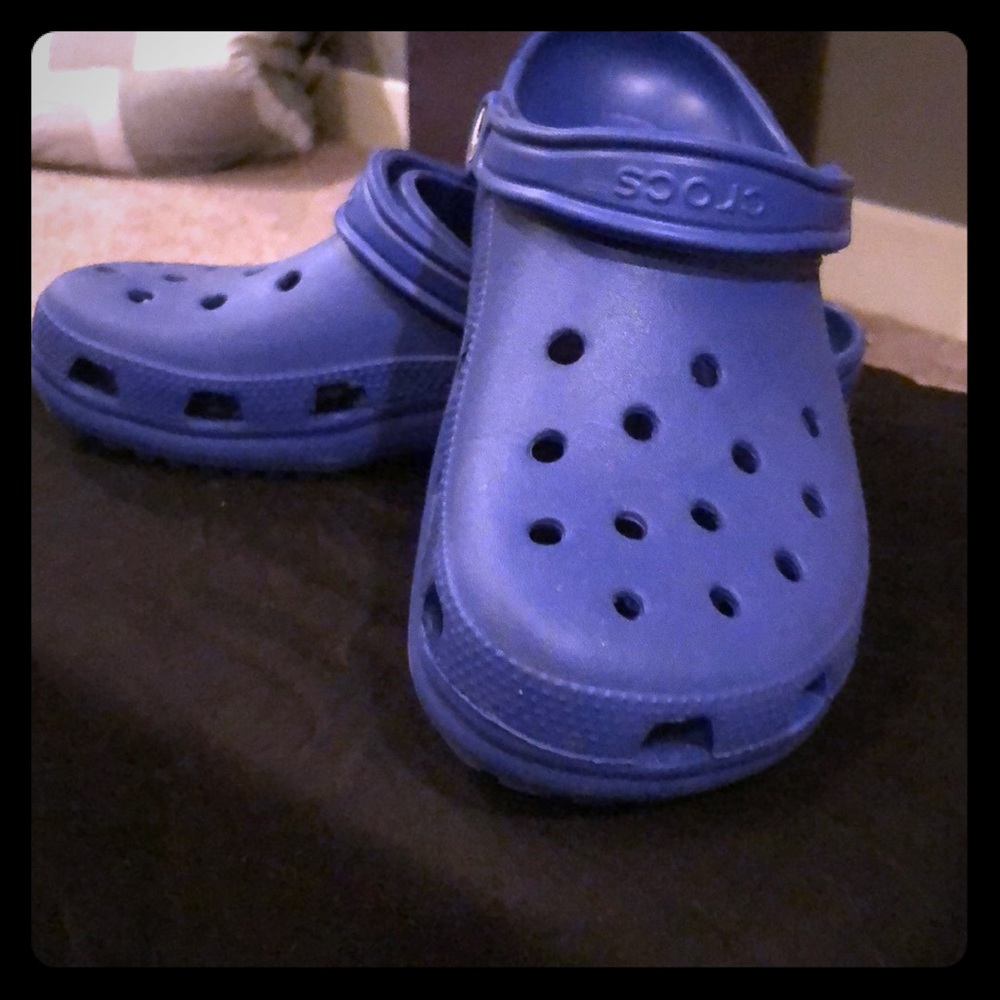 Blue Crocs